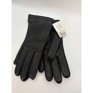 Fownes Leather Gloves Women S Black 5110 Lined Winter Warm